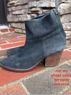 Madewell Matisse‎ Caty Ankle Boots Size 7 Grey Suede Western Pointed Ankle Boots